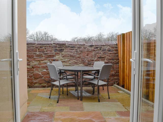 Patio | Brodie Cottage, Aspatria