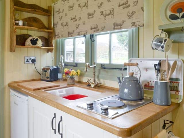 Attractive kitchen area | Farmer Oak&rsquo;s Hut, Dippertown, near Tavistock