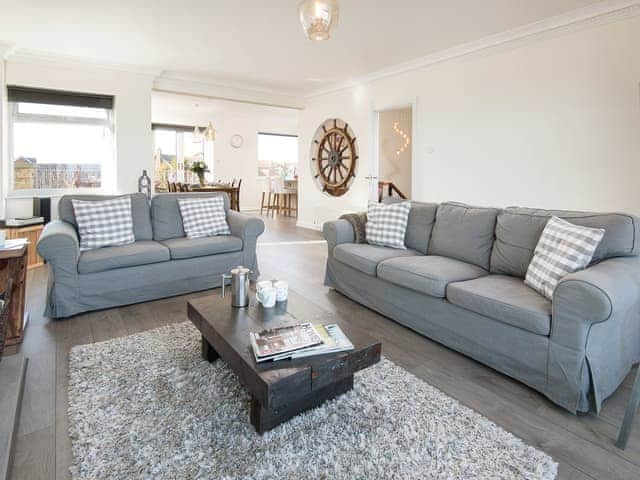 Spacious and comfortable living area | The Beach House, Beadnell, near Seahouses