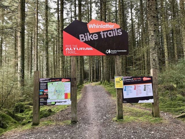 Moderate Blue, Difficult Red and Hard Black mountain bike trails are a must | Melbreak, High Lorton, near Cockermouth