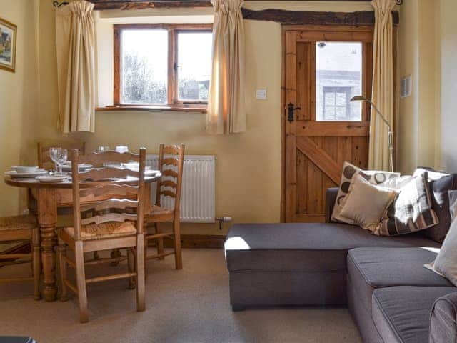 Living room with dining area | Oak Cottage, Trefonen, near Oswestry