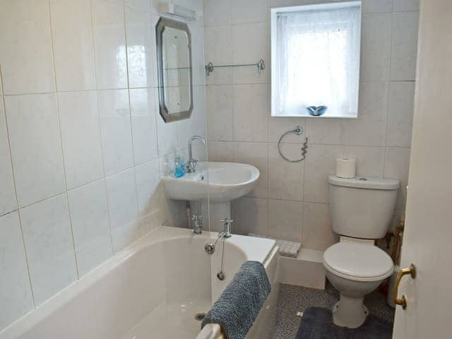 Bathroom with shower over bath | Hayrake, Ambleside