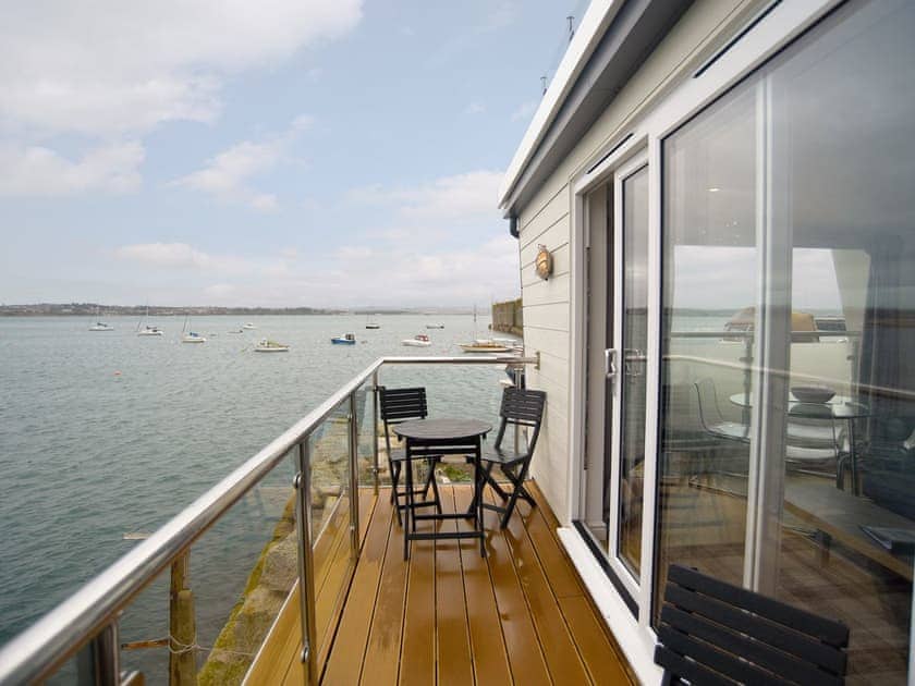 Private balcony with extensive view | Chief&rsquo;s Suite - Crabbers&rsquo; Wharf, Portland