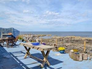 Outdoor space with unobstructed, panoramic sea views | Sea Yonder, Buckie, near Cullen