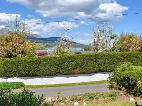 Stunning mountain and lake views from the property | Fellview, Brodick, Isle of Arran