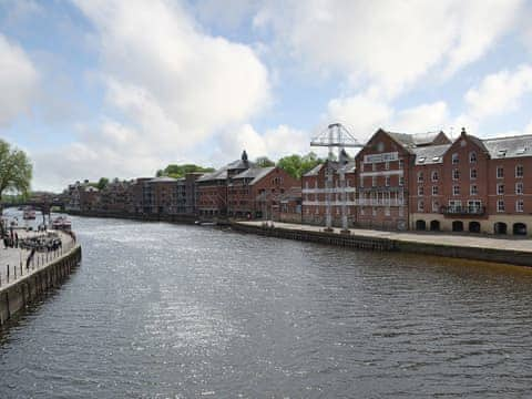 Wonderful riverside apartment in a converted warehouse | JorvikWoodsmill Quay, Skeldergate, York