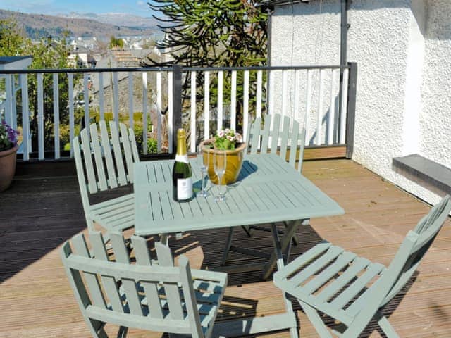 Patio | Jessamy Cottage, Bowness-on-Windermere