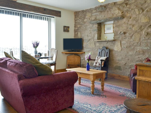 Characterful living room | The Den - High Thorn Farm Cottages, Selside near Kendal