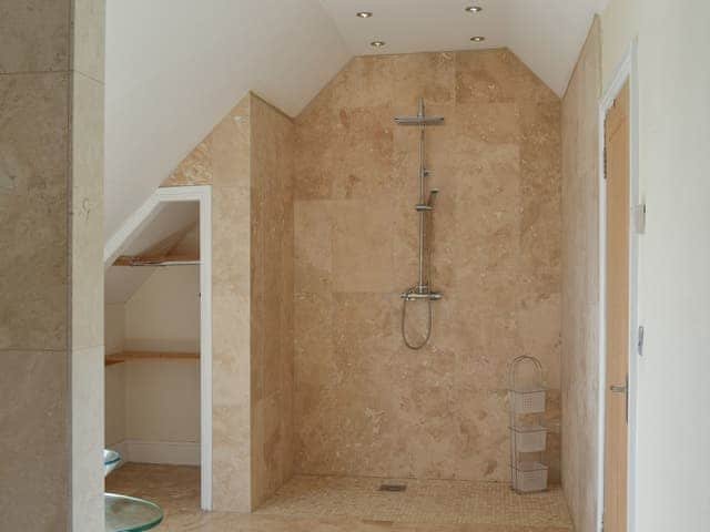 Shower room | The Farmhouse - Bowlees Holiday Cottages, Wolsingham, near Stanhope