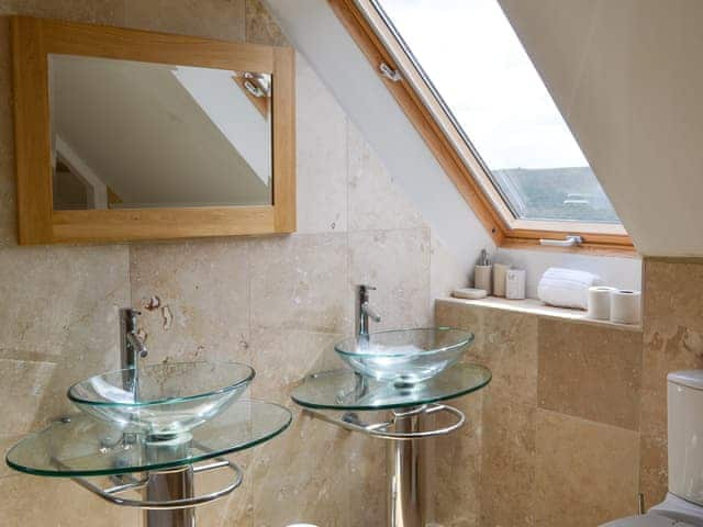 His and her basins | The Farmhouse - Bowlees Holiday Cottages, Wolsingham, near Stanhope