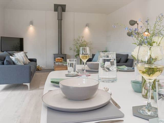 Elegant dining area | The Cowshed, Reepham