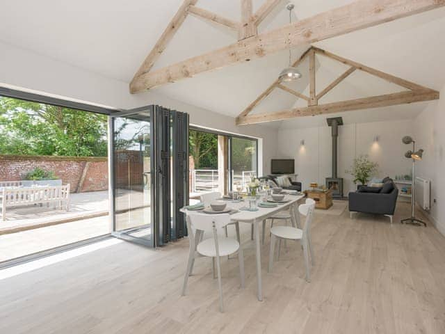 Spacious open-plan living space | The Cowshed, Reepham