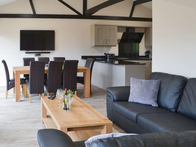 Open plan living space | Reiver&rsquo;s Rest - Otterburn Hall Lodges, Otterburn, near Bellingham