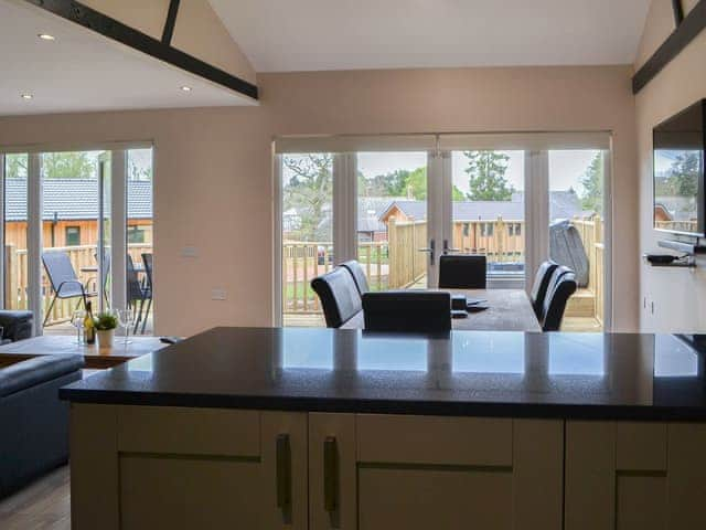 Open plan living space | Reiver&rsquo;s Rest - Otterburn Hall Lodges, Otterburn, near Bellingham