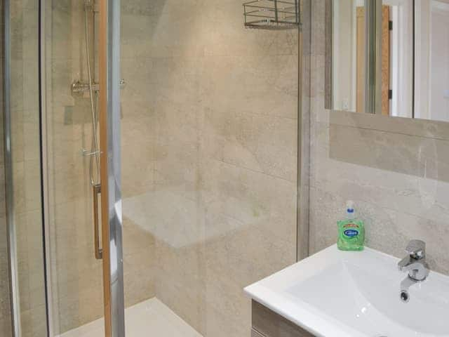 Shower room | Reiver&rsquo;s Rest - Otterburn Hall Lodges, Otterburn, near Bellingham