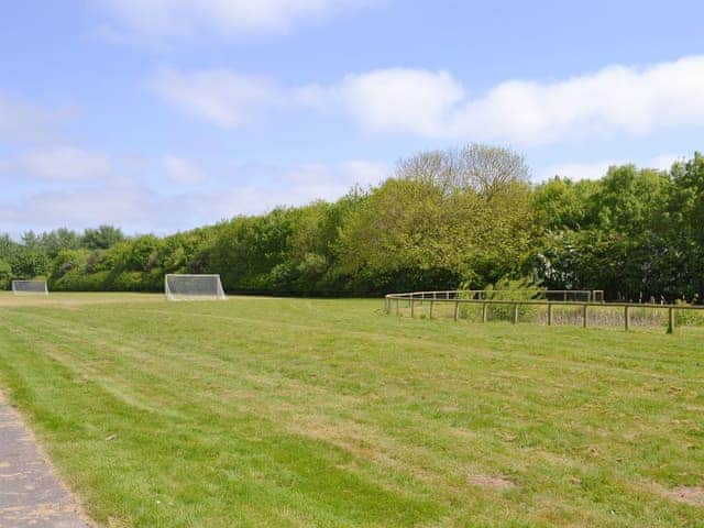 Large lawned outdoor recreation area | Struncheon Hill Farm, Brandesburton, near Bridlington