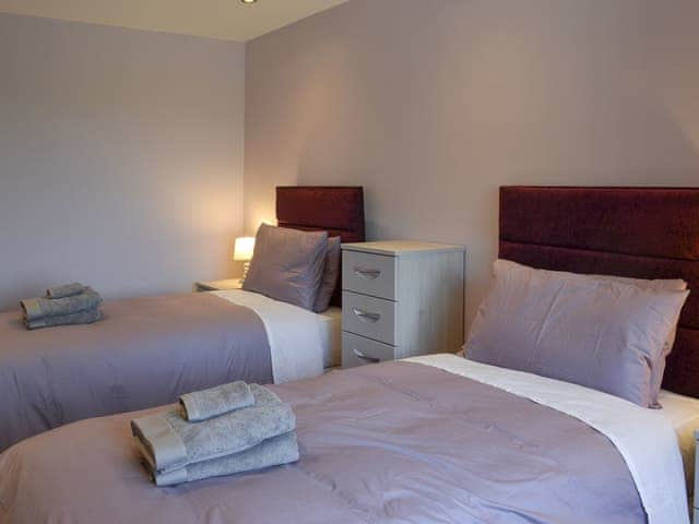 Twin bedroom | Aimmee&rsquo;s Lodge - Wallrudding Farm Cottages, Doddington, near Lincoln