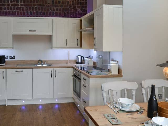 Kitchen with dining area | The Old Stables - Swafield Barns, Swafield, near North Walsham