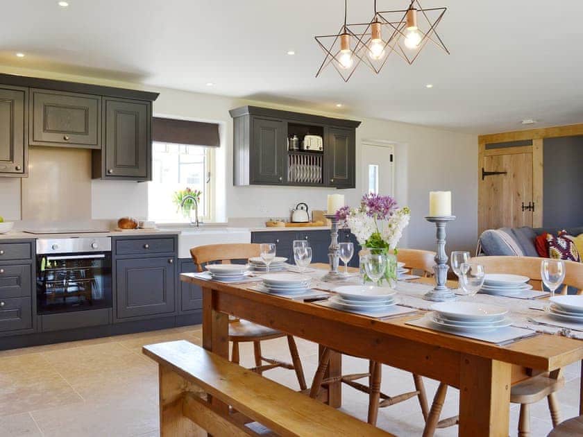 Open plan living space | Willow Cottage - Manor Farm Cottages, Flixton, near Filey