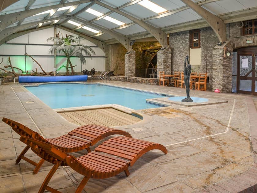 Shared indoor swimming pool | Trimstone Manor Cottages, Trimstone, near Woolacombe
