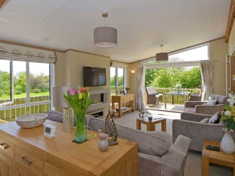 Wonderful open plan living space | Rockville Lodge - Rockville Farm, Bempton, near Flamborough