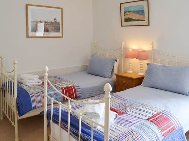 Well-appointed twin bedded room | Fallodon Burnhouses, near Beadnell