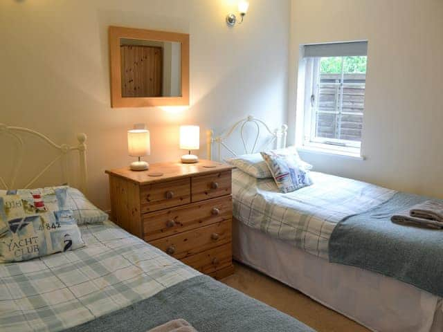 Twin bedroom | Tresidder Barn, Constantine, near Falmouth