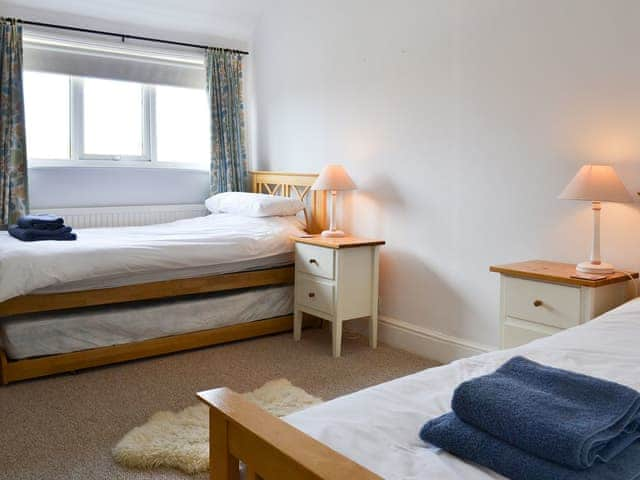 Delightful twin bedded room | The Mistress&rsquo; House, Hunstanton