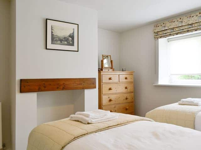 Good-sized twin bedroom | The Old Post Office Gillerthwaite, Loweswater, near Cockermouth