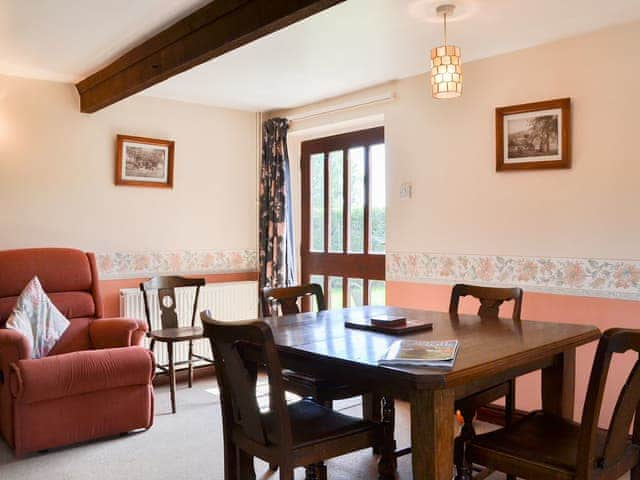 Spacious ground floor dining room | The Cider Mill Cottage, Orleton, near Ludlow