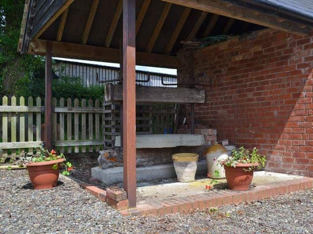 Original apple press | The Cider Mill Cottage, Orleton, near Ludlow