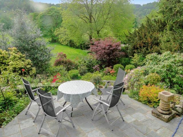 Wonderful patio area | 1 The Knoll, Ambleside