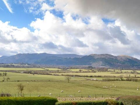 Amazing views of Bassenthwaite Lake, Borrowdale Valley from the twin bedroom | The Tottsie, Bassenthwaite, near Cockermouth