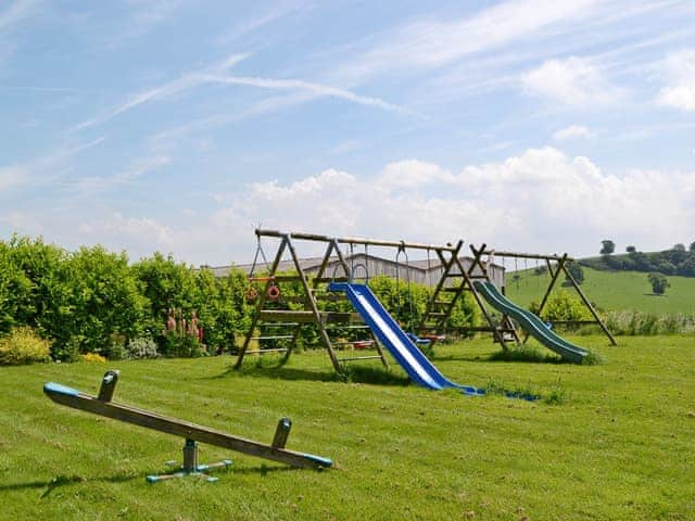 Children&rsquo;s play area | St. Vincent - Broome Farm Cottages, Broome Chatwall, near Church Stretton