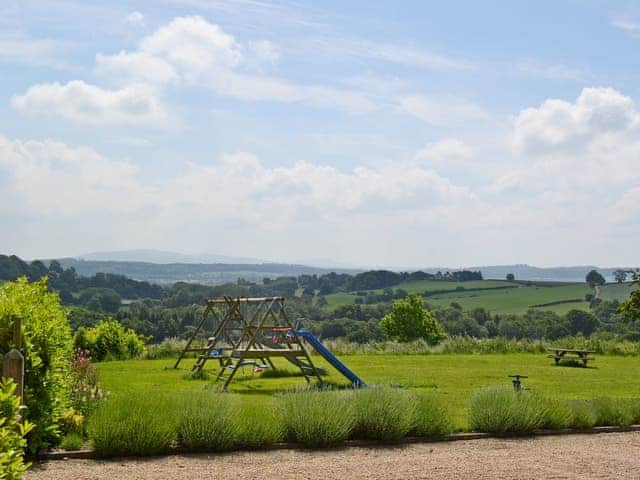 Children&rsquo;s play area | St. Vincent - Broome Farm Cottages, Broome Chatwall, near Church Stretton