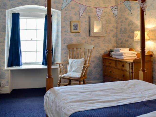 Spacious four poster bedroom | Hornblower - The Admirals House, Ilfracombe