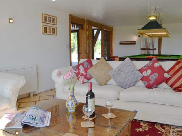 Cosy living room | Saunders Oast Barn, Guestling, near Hastings