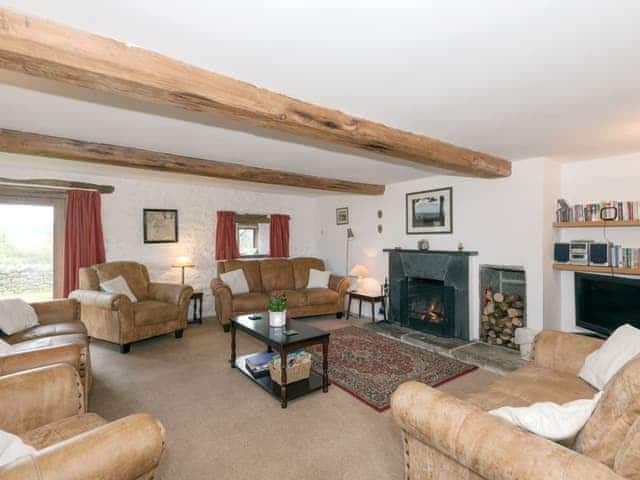 Spacious, comfortable living room | Cowdber Barn, Burrow, Kirkby Lonsdale