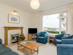 Comfortable living room with sea views | Gorwel Glas, Fishguard, Dyfed