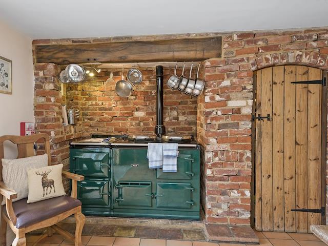 Kitchen/diner with French leading to garden | Wherryman&rsquo;s Cottage, Coltishall