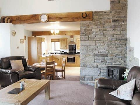 Open plan living/dining room/kitchen | Hutter Hill Barn East, Silsden near Skipton