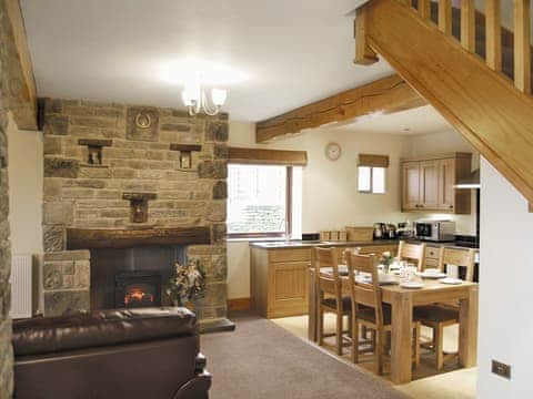 Open plan living/dining room/kitchen | Hutter Hill Barn West, Silsden near Skipton