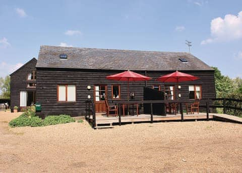 Pheasant (two storey, left), Heron (single storey, centre), Swan (single storey, right) | Cave Farm Barns - Swan, Nr. Ely