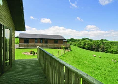 View from Woodside Lodge decking | Woodside Lodge, Nr. Llandrindod Wells