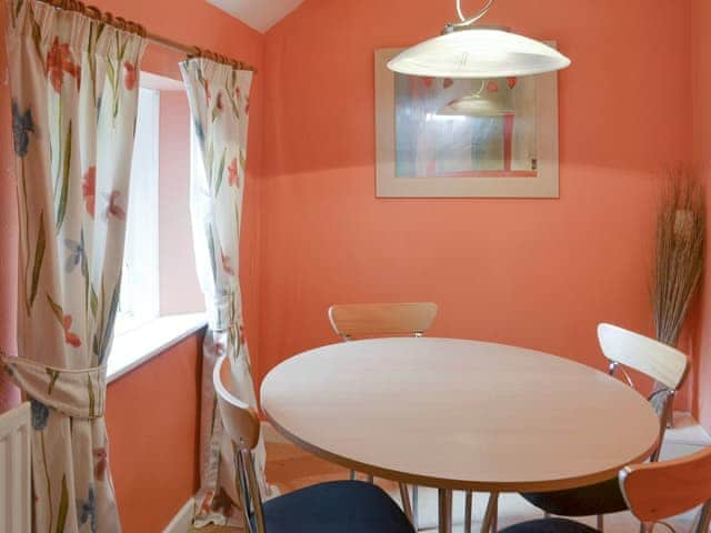 Useful dining area | Oak Cottage - Whitelee Farm, Bryness, near Otterburn