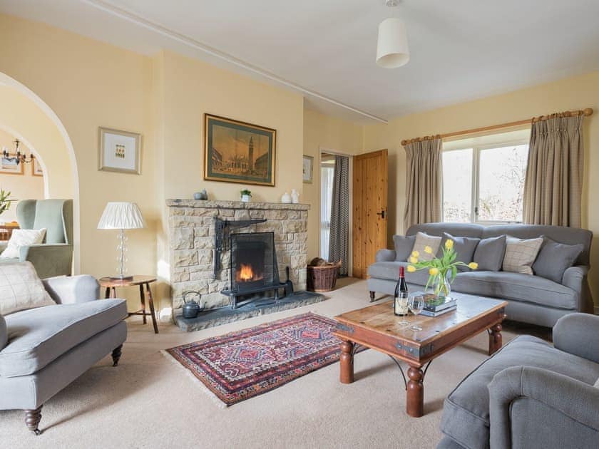 Spacious lounge with open aspect to dining room | Glaisdale - Hungate Cottages, Pickering