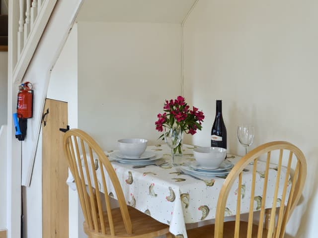 Intimate dining area | Egmont Farm - The Hayloft - Egmont Farm , Northiam, near Rye