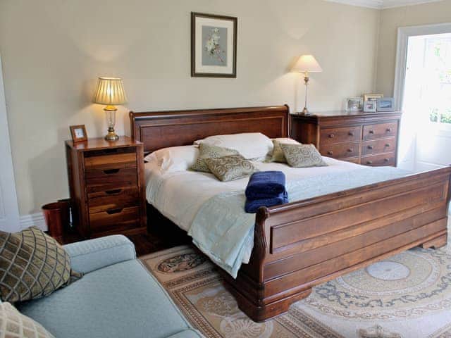 Master bedroom (1st floor) with super king size bed | Bradley Hall, Matlock