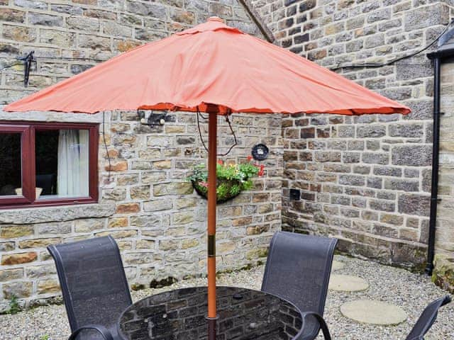 Sitting-out-area | Wayside Farm Cottages - Cart Cottage, Cloughton, nr. Scarborough