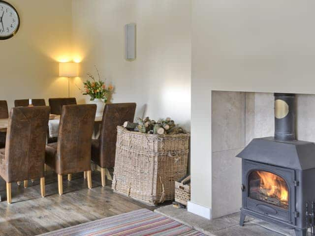 Warming wood-burning real fire | Ash Cottage - Ash and Oak Cottages, near Rothbury